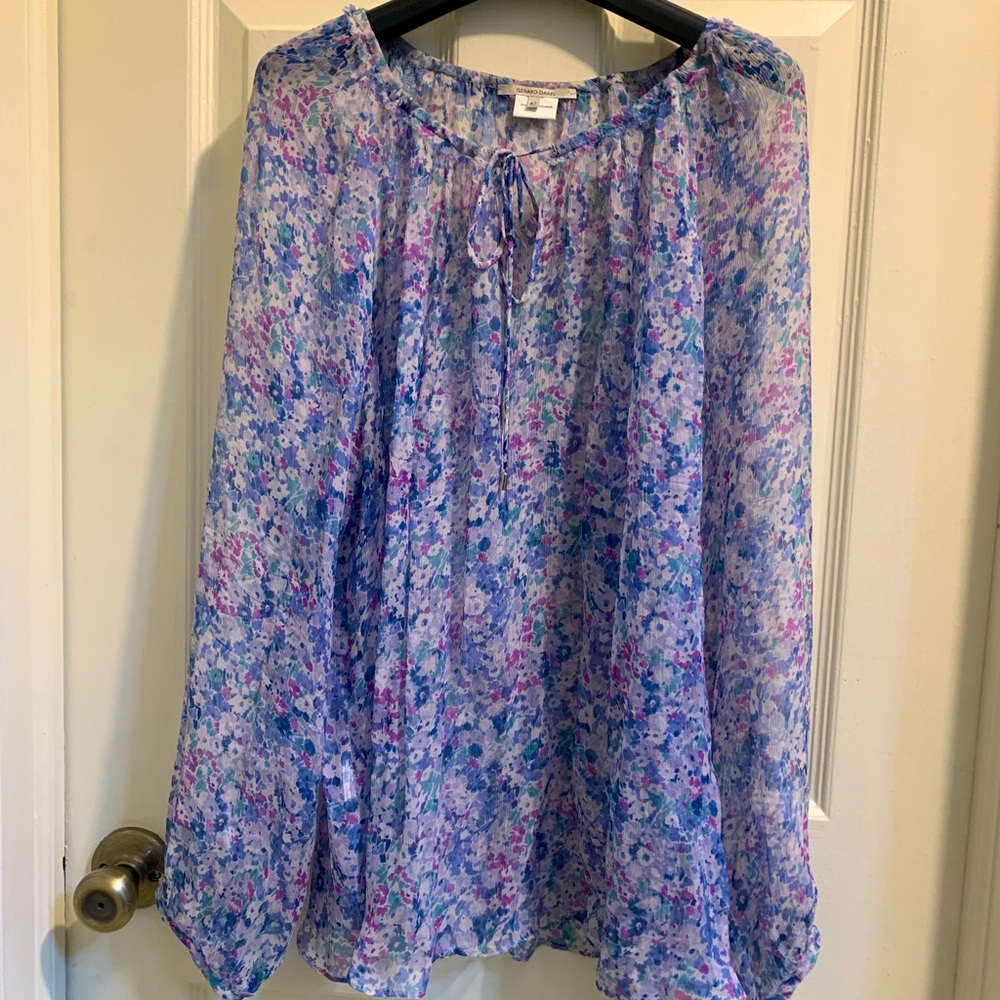 Gerard Darel Paris Sheer Top